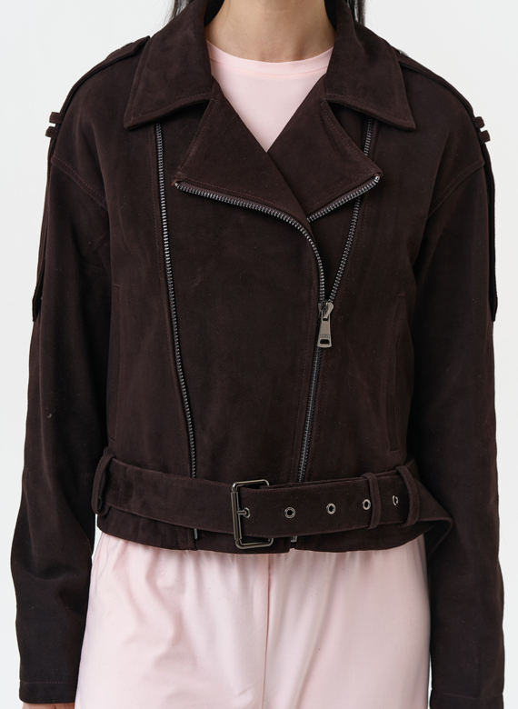 Женская куртка из натуральной замши